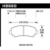 Hawk Performance HPS Brake Pads (HB660F.661)