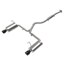 Load image into Gallery viewer, Takeda 2-1/2 IN to 2-1/4 IN 304 Stainless Steel Cat-Back Exhaust w/ Black Tip (49-36804-B)