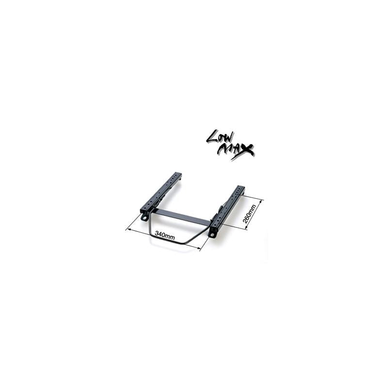 Bride LR Full Bucket Seat Rail, Left (N302LR)