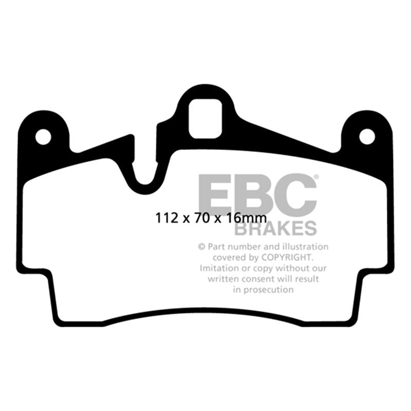 EBC Yellowstuff Street And Track Brake Pads (DP41474R)