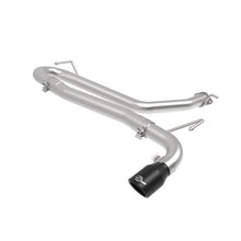 Load image into Gallery viewer, aFe Takeda 2-1/2 IN 304 Stainless Steel Axle-Back Exhaust w/o Muffler Black Tips (49-37017NM-B)