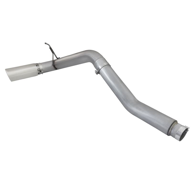 aFe Large Bore-HD 5 IN DPF-Back Stainless Steel Exhaust System w/Polished Tip (49-46112-P)