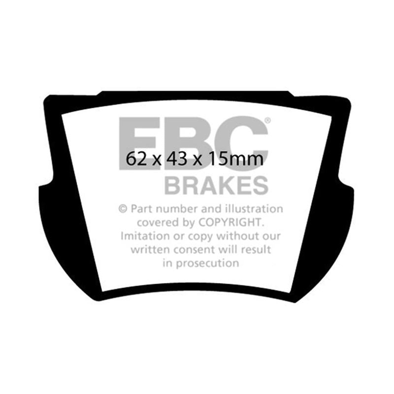 EBC Greenstuff 2000 Series Sport Brake Pads (DP2145)