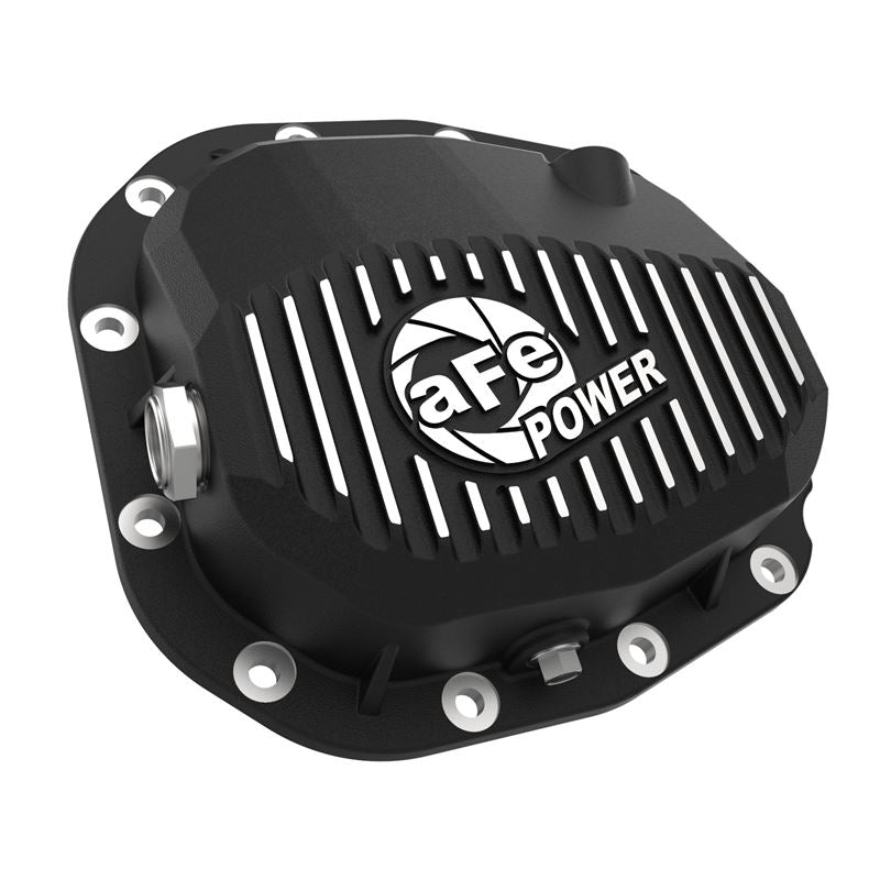 aFe Pro Series Differential Cover Black w/ Machined Fins and Gear Oil (Super 8.8 axle) (46-71181B)