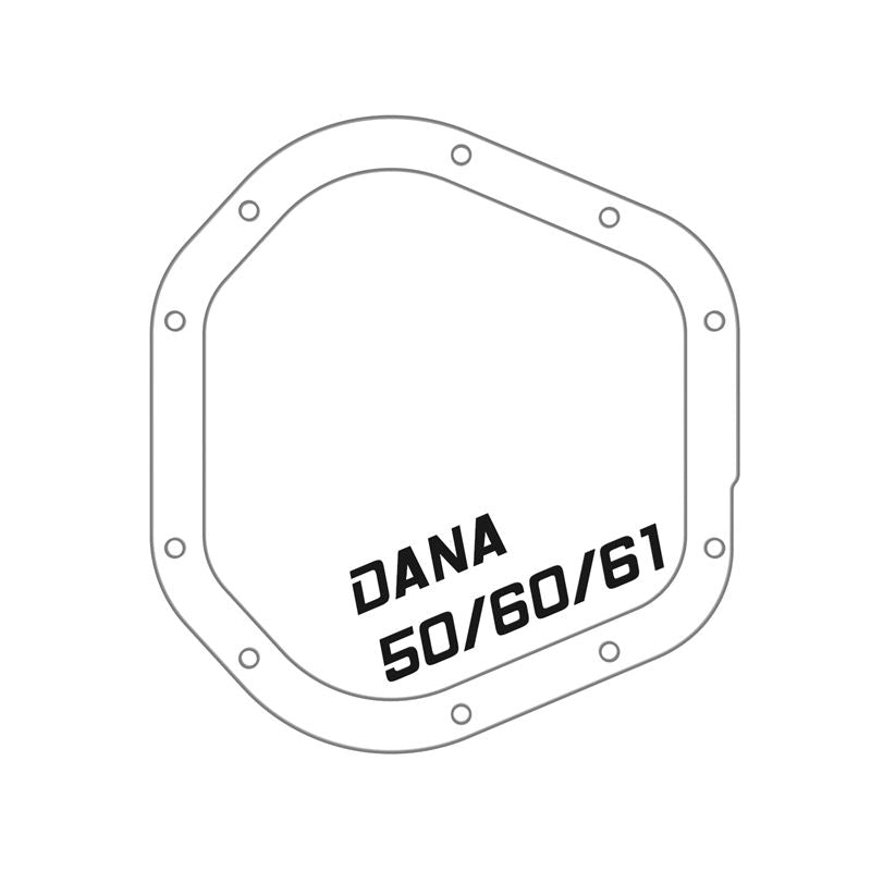 aFe Pro Series Dana 60 Front Differential Cover Black w/ Machined Fins (46-71100B)