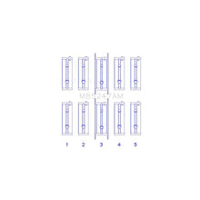 Load image into Gallery viewer, King Engine Bearings Main Bearing Set for 1999-2002 Daewoo Leganza (MB5247AM0.5)