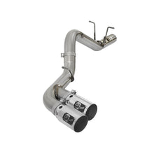 Load image into Gallery viewer, aFe Rebel XD 4 IN 409 Stainless Steel DPF-Back Exhaust w/Dual Polished Tips (49-44089-P)