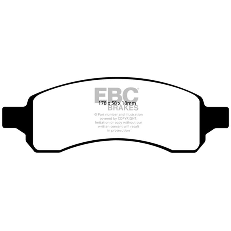 EBC Redstuff Ceramic Low Dust Brake Pads (DP31761C)