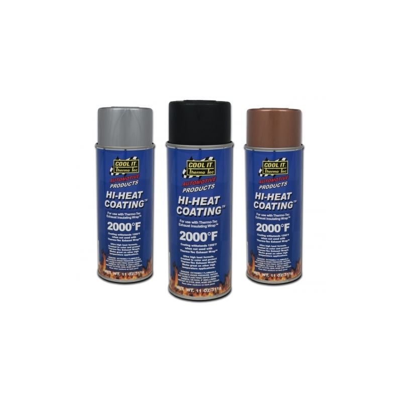 Thermo Tec Hi Heat Wrap Spray Coating 11oz Aluminum (12002)