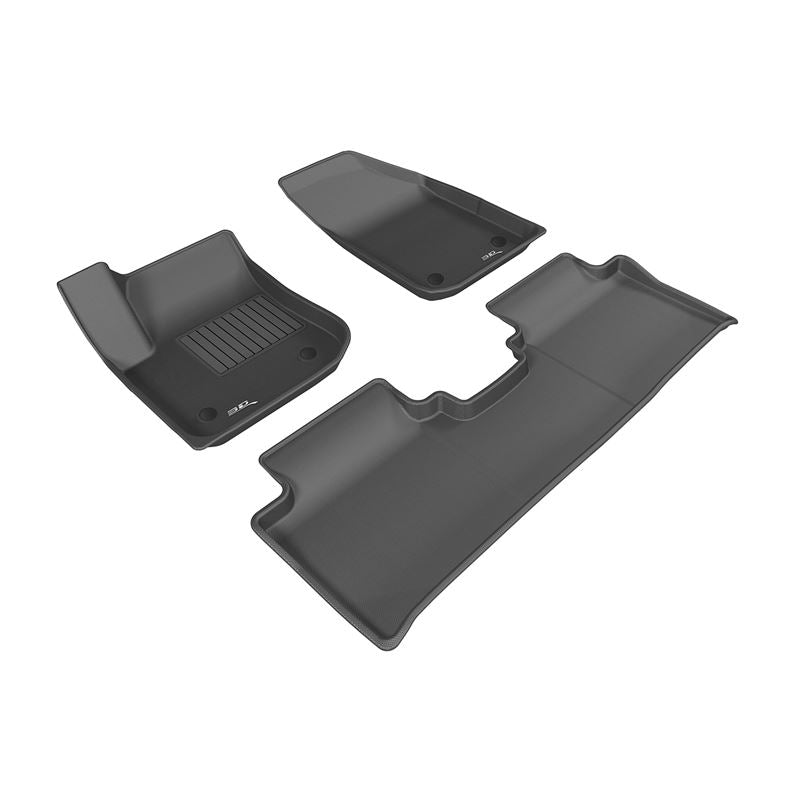 3D Maxpider KAGU Floor Mat, BLACK, 1ST ROW/2ND ROW (L1BC02401509)