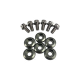 Blox Racing New Fender Washers Kit M6 12pt - 6pc Large Diameter Gun Metal (BXAC-00311-GM)