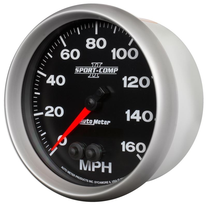 AutoMeter Sport-Comp II 5in 0-140MPH In-Dash Electronic GPS Programmable Speedometer (3681)