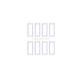 King Engine Bearings Connecting Rod Bearing Set for 1997-2001 Acura Integra (CR4287XP)