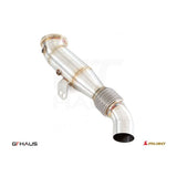 GTHAUS Musa Down Pipe Section - cat elimination pipes (with reservoir); Stainless Steel (TO0113002)