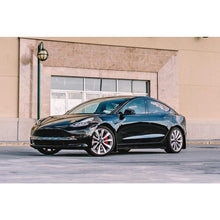 Load image into Gallery viewer, Rally Armor Black Mud Flap/Red Logo for 2017-2020 Tesla 3 (MF62-UR-BLK/RD)