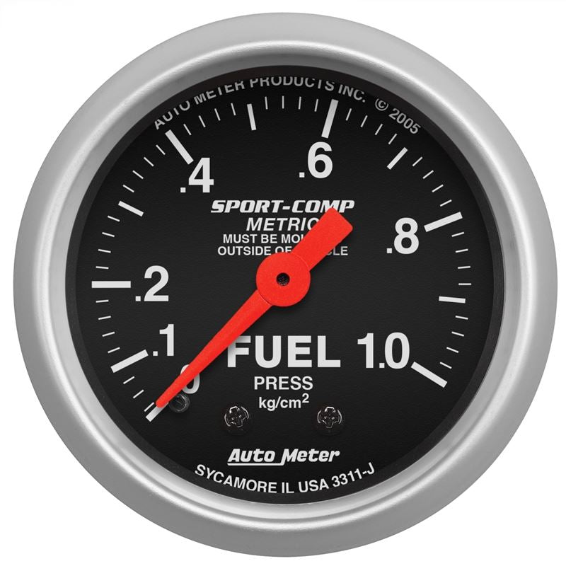 AutoMeter Fuel Pressure Gauge (3311-J)