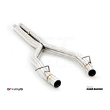 GTHaus Section 2 (Catback X-Pipe without Factory Control), Titanium for 2011-2019 Dodge Challenger(DD0133004)