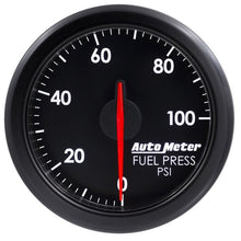 Load image into Gallery viewer, AutoMeter Airdrive 2-1/6in Fuel Pressure Gauge 0-100 PSI - Black (9171-T)