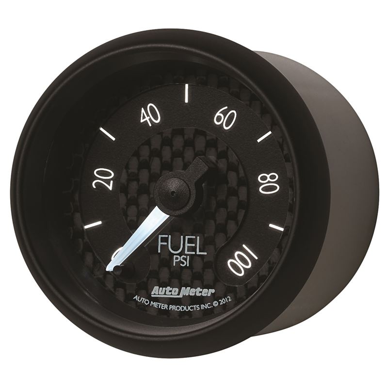 AutoMeter GT Series 52mm Full Sweep Electronic 0-100 PSI Fuel Pressure Gauge (8063)