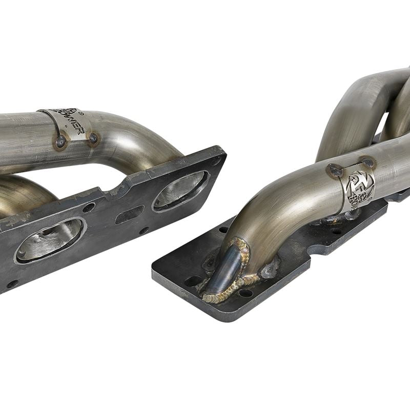 aFe Twisted Steel 304 Stainless Steel Shorty Header (48-32023)