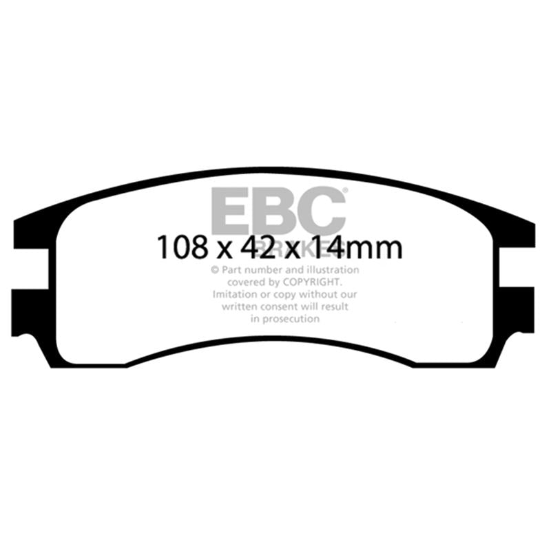 EBC Yellowstuff Street And Track Brake Pads (DP41621R)