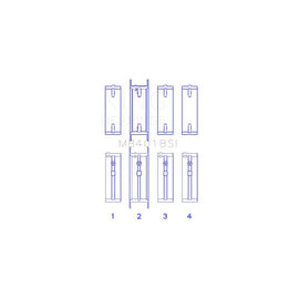 King Engine Bearings Main Bearing Set for 2004-2005 Chevrolet Impala (MB4018SI)