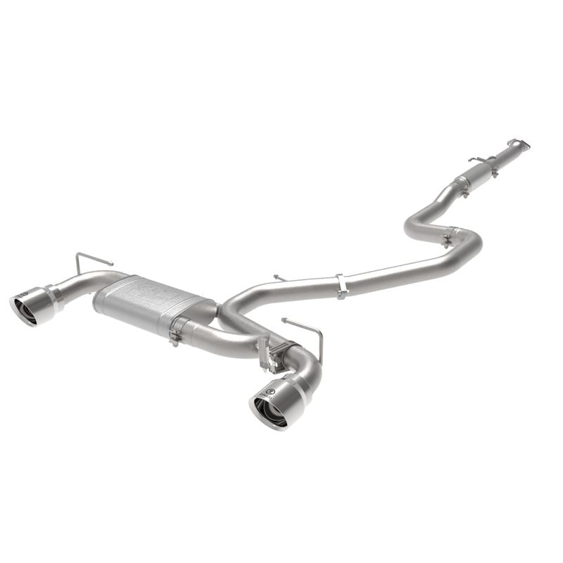 Takeda 3 IN 304 Stainless Steel Cat-Back Exhaust w/ Polished Tips (49-37030-P)