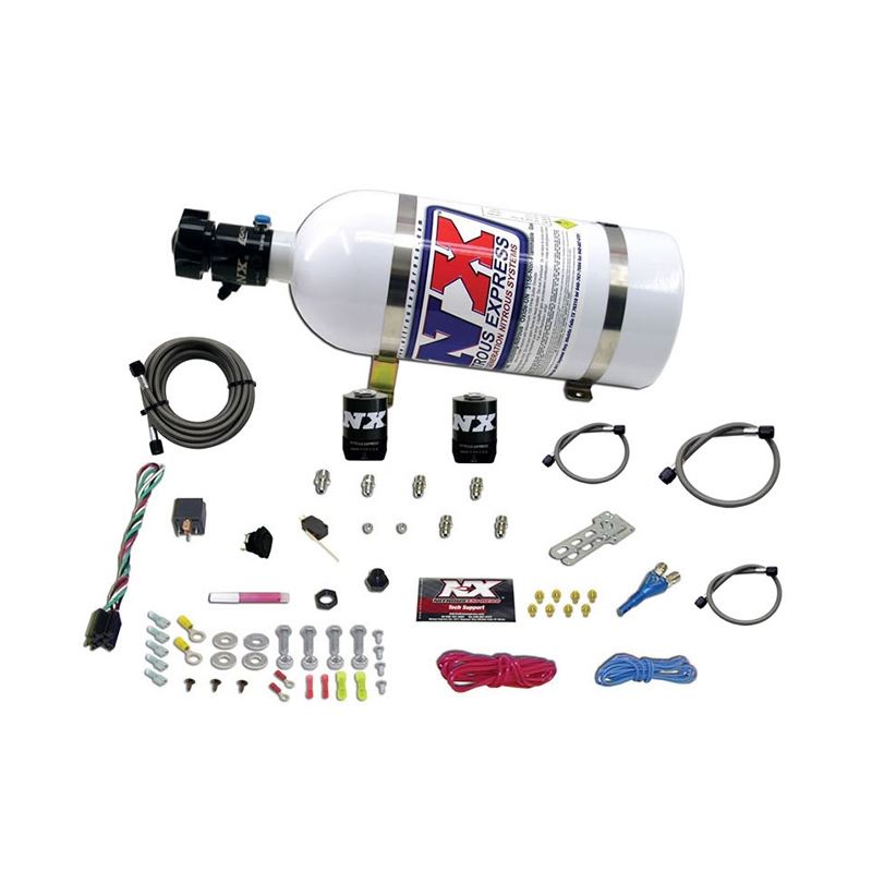 Nitrous Express All GM EFI Single Nozzle Nitrous Kit (35-150HP) w/10lb Bottle (20920-10)