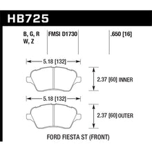 Load image into Gallery viewer, Hawk Performance DTC-60 Brake Pads (HB725G.650)