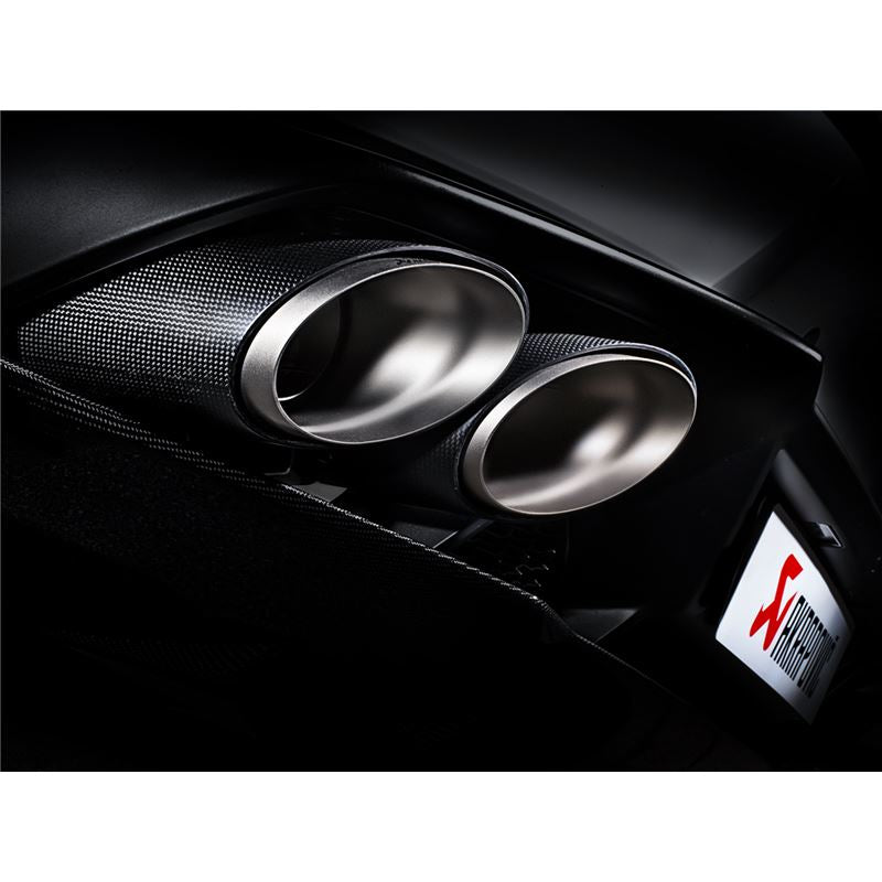 Akrapovic 16-16 Lamborghini Huracan LP 580-2 Coupe/Spyder Slip-On Line (Titanium) w/ Carbon Tips (MTP-LA/TI/2)