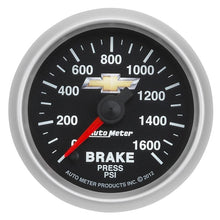 Load image into Gallery viewer, AutoMeter Performance Parts 52mm 0-1600 PSI Brake Pressure COPO Camaro Gauge Pack (880450)