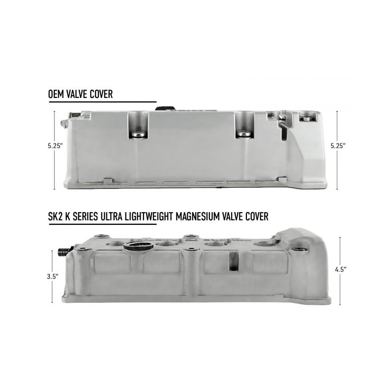 Skunk2 Racing K Series Ultra Lightweight Magnesium Valve Cover for 2002-2004 Acura RSX (666-05-0200)