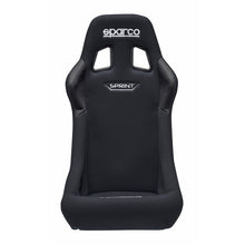 Load image into Gallery viewer, Sparco Sprint Racing Seats, Black/Black Cloth with Black Stitch (008235NR)