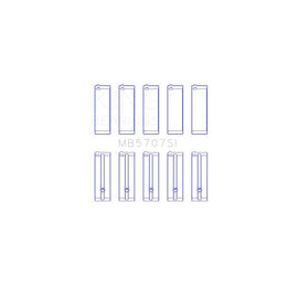 King Engine Bearings Main Bearing Set for 2011-2015 Hyundai Sonata (MB5707SI)