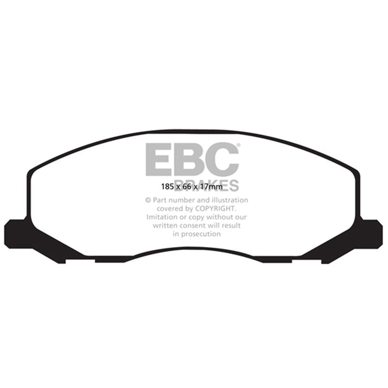 EBC Yellowstuff Street And Track Brake Pads (DP42015R)