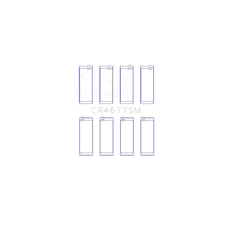King Engine Bearings Connecting Rod Bearing Set (CR4677SM)