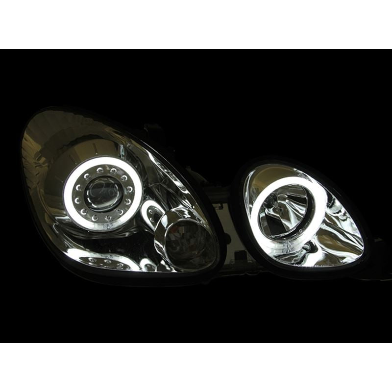 ANZO USA 1998-2005 Lexus Gs300 Projector Headlights w/ Halo Chrome (121143)