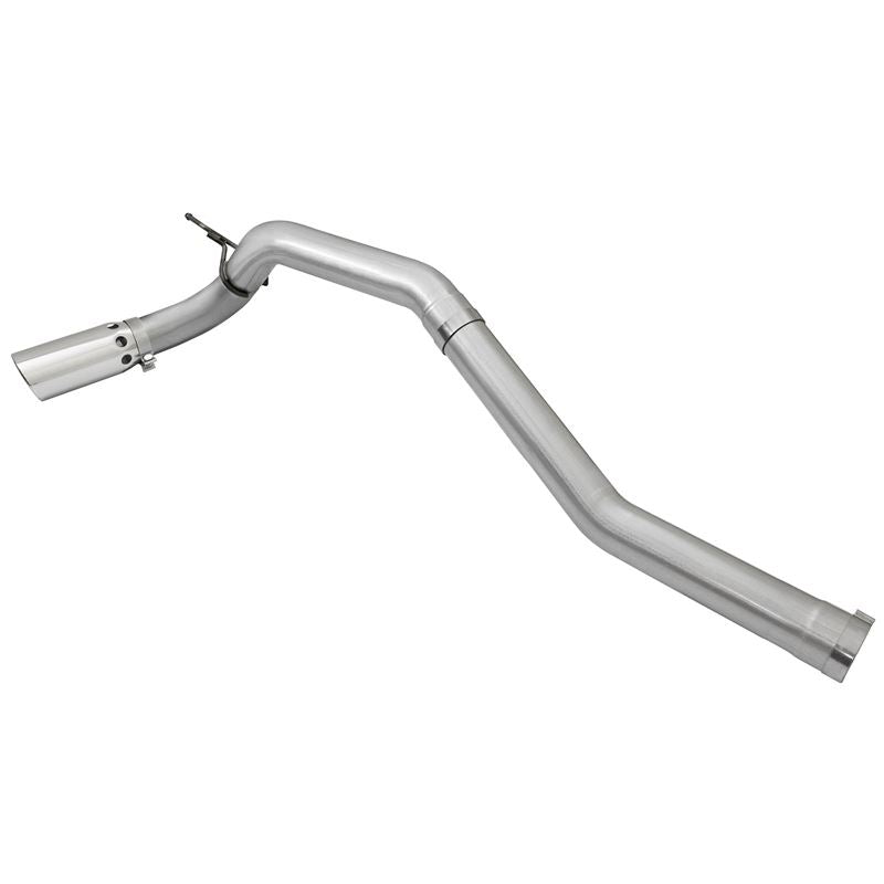 aFe Large Bore-HD 4 IN DPF-Back Stainless Steel Exhaust System w/Polished Tip (49-46113-P)