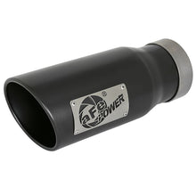 Load image into Gallery viewer, aFe MACH Force-Xp 409 Stainless Steel Clamp-on Exhaust Tip Black (49T40502-B12)