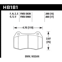 Load image into Gallery viewer, Hawk Performance HPS Brake Pads (HB181F.660)