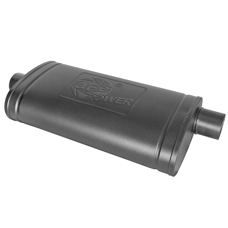 aFe MACH Force-Xp 409 Stainless Steel Muffler w/ High-Temp Metallic Black finish (49M00016-B)