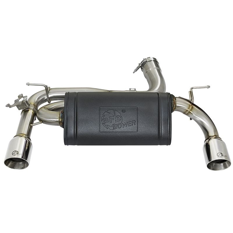 aFe MACH Force-Xp Axle-Back Stainless Steel Exhaust System w/Polished Tips (49-36335-P)