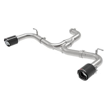 Load image into Gallery viewer, aFe MACH Force-Xp 3 IN to 2-1/2 IN Stainless Steel Axle-Back Exhaust System Carbon (49-36417-C)