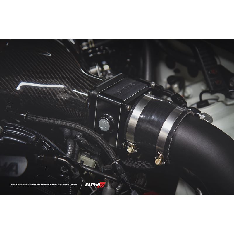 ALPHA R35 GT-R Big Bore Billet Throttle Bodies - TB Set w/ Std Hose Flanges (ALP.07.08.0006-3)