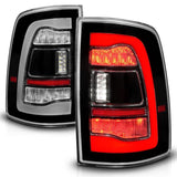 ANZO USA Sequential LED Taillights Black for 09-18 Dodge Ram 1500 (311469)