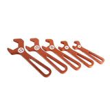 Deatschwerks T6061 AN Hose End Wrench Set (Sizes 4, 6, 8, 10,12) (6-02-1009)