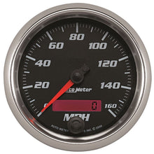 Load image into Gallery viewer, AutoMeter Pro-Cycle Gauge Speedometer 3 3/8in 160Mph Elec. Programmable Black (19689)