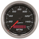 AutoMeter Pro-Cycle Gauge Speedometer 3 3/8in 160Mph Elec. Programmable Black (19689)