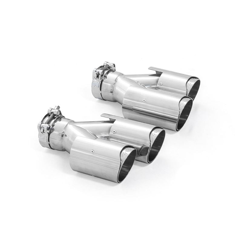 Ark Performance Slip On Quad Tip, Dual Exit - Polished (SM1500-4117GC)