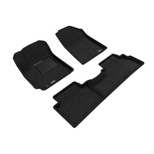 Load image into Gallery viewer, 3D Maxpider ELEGANT Floor Mat, BLACK, 1ST ROW/2ND ROW (L1KA05004709)